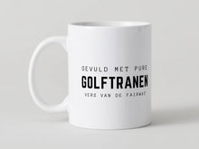 Load image into Gallery viewer, Grappige Mok, Gevuld met pure golftranen (vers van de fairway)