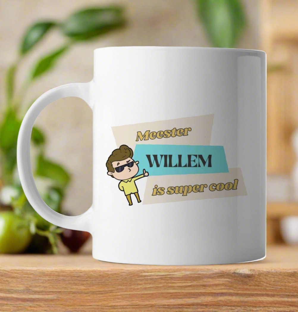 Bedankt Meester Mok - CooleCadeau