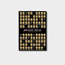 Afbeelding in Gallery-weergave laden, 100 date ideeën krasposter - CooleCadeau