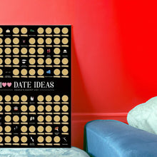 Afbeelding in Gallery-weergave laden, 100 date ideeën krasposter - CooleCadeau