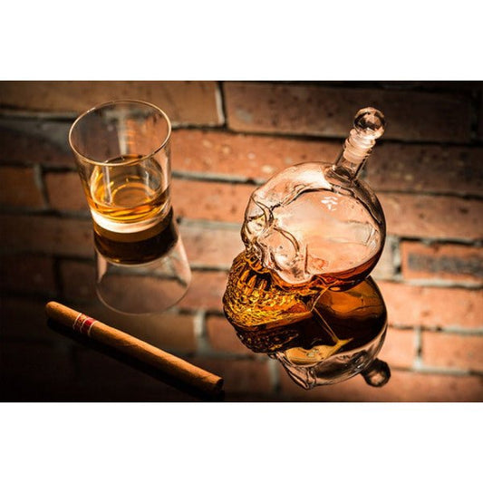 650 ml kristallen schedel karaf - CooleCadeau