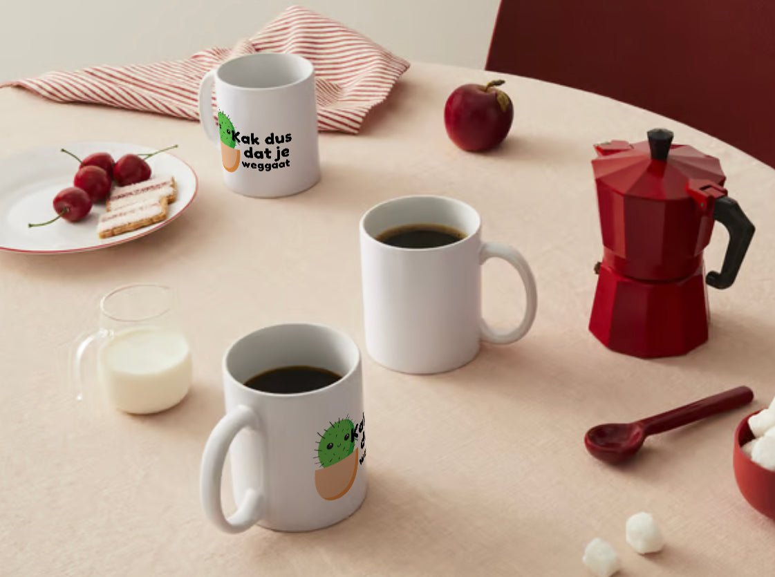 Collega Afscheid Mok - Kak dus - CooleCadeau