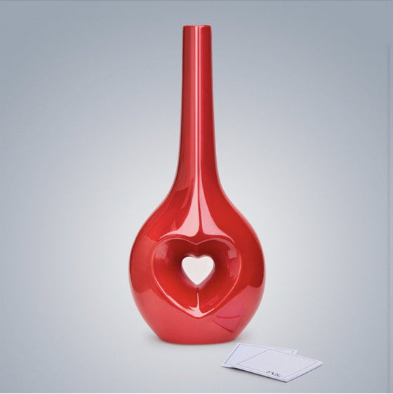 De Love Vase - Rood - CooleCadeau