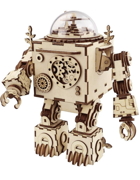 DIY Robotime Steampunk Houten Muziekdoosje - CooleCadeau