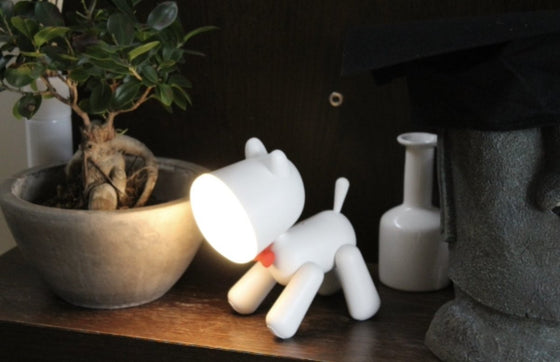 Nachtlampje Puppy- Wit - CooleCadeau