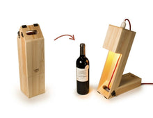 Afbeelding in Gallery-weergave laden, Rackpack Wijnkist en Tafellamp - CooleCadeau