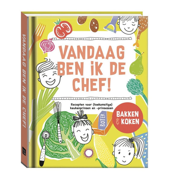 Vandaag ben ik de chef! Kinderkook- en bakboek - CooleCadeau