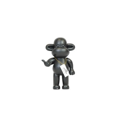 Ornament - Hanging loose Monkey Statue 'The Legend' - Polyresin - Black - 20.5x13.5x35cm