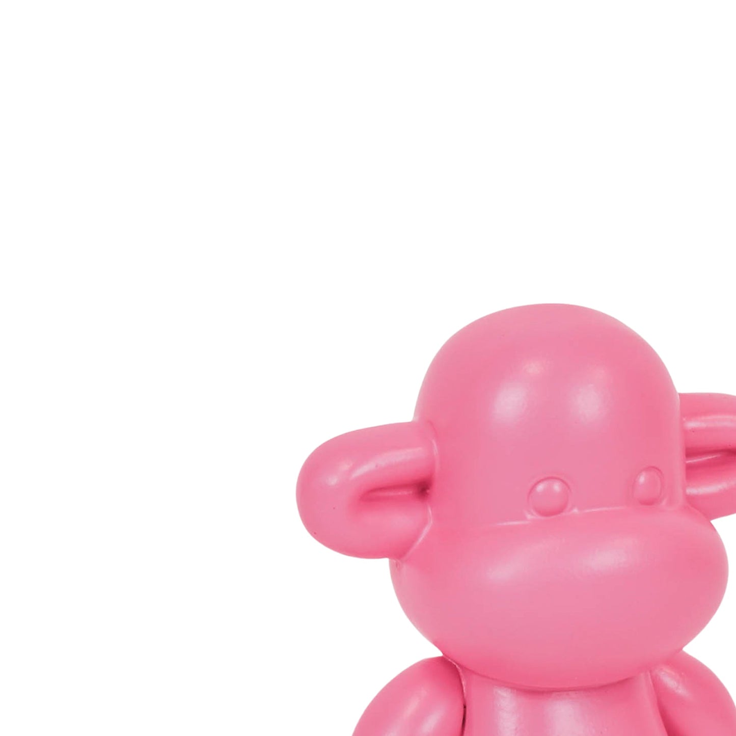 Ornament - Monkey Statue 'The Legend' - Polyresin - Pink - 20.5x13.5x35cm