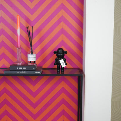 Ornament - Monkey Statue 'The Legend' - Polyresin - Black - 11x7x19cm