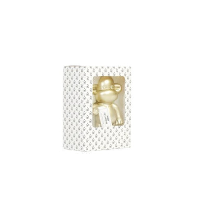 Ornament - Hang loose Aap Beeld 'The Legend' - Polyresin - Goud - 11x7x19cm