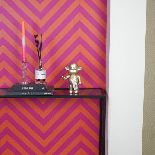 Ornament - Hanging loose Monkey Statue 'The Legend' - Polyresin - Gold - 11x7x19cm