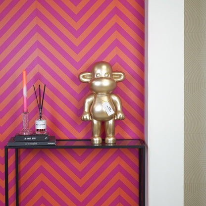 Ornament - Aap Beeld 'The Legend'  - Polyresin - Goud - 33x21x50cm