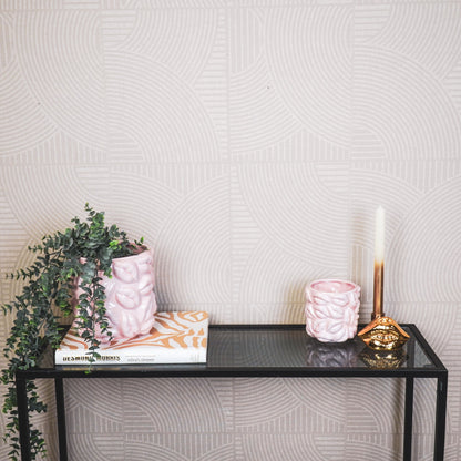 Pot - Plant Pot Lips - Ceramic - Light Pink - 11x11x11.5cm