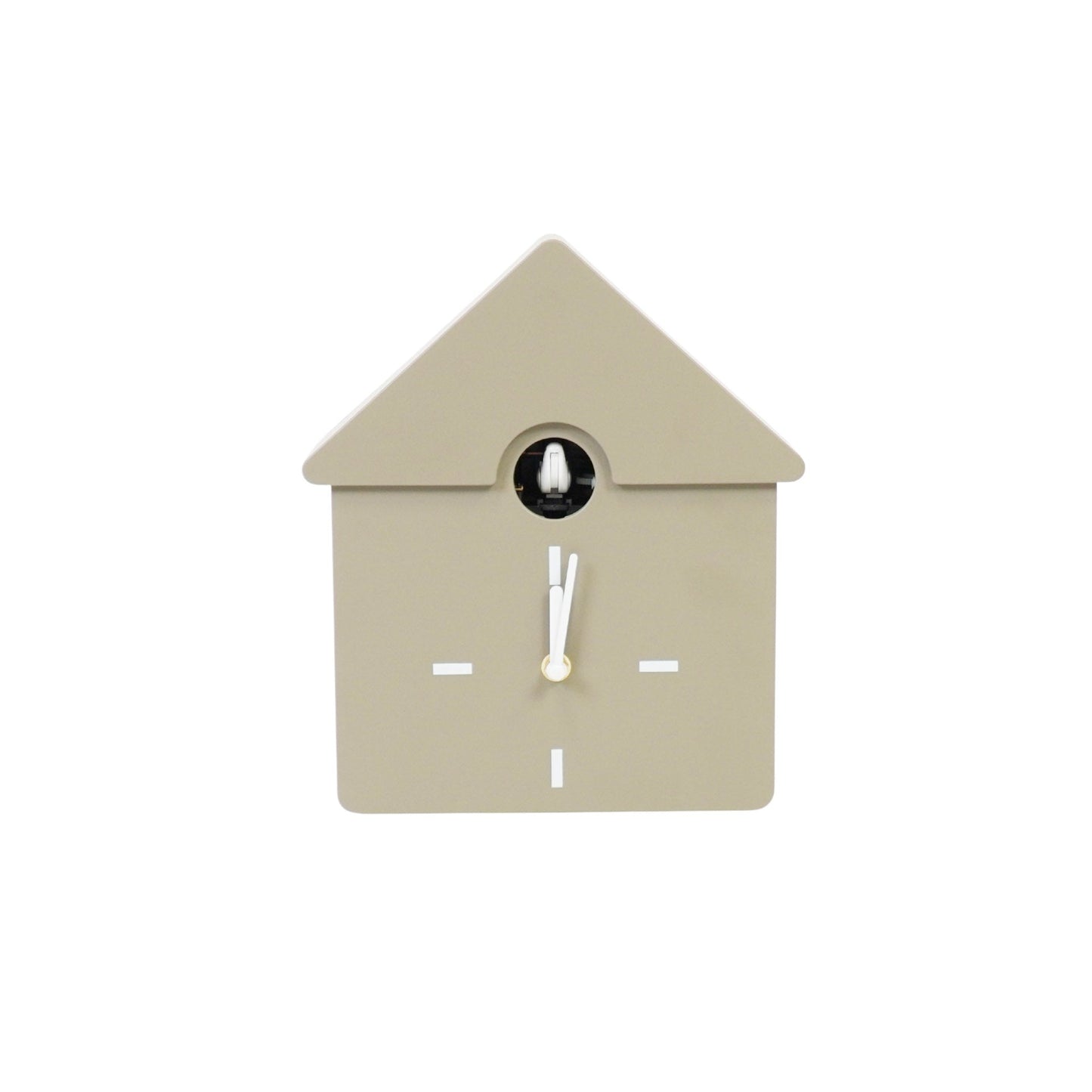 Clock - Wall Clock Cuckoo Clock - Taupe - 24x27x9cm