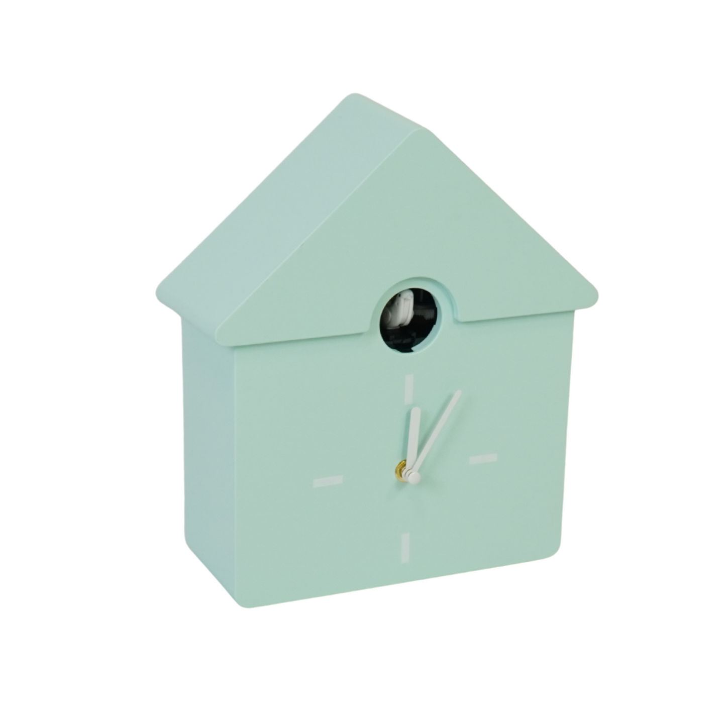 Clock - Wall Clock Cuckoo Clock - Light Green - 24x27x9cm