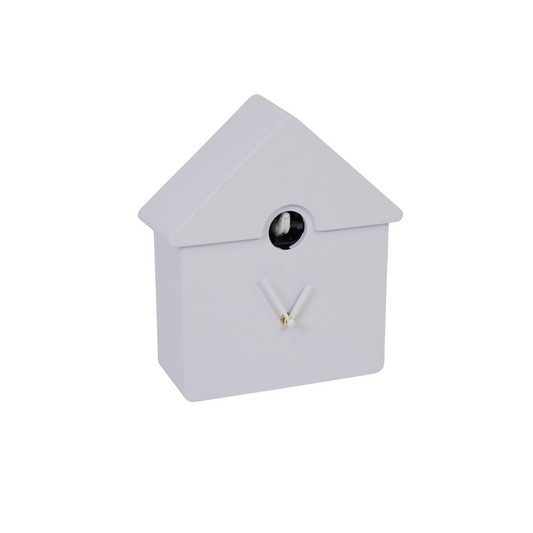 Clock - Wall Clock Cuckoo Clock - Purple - 24x27x9cm
