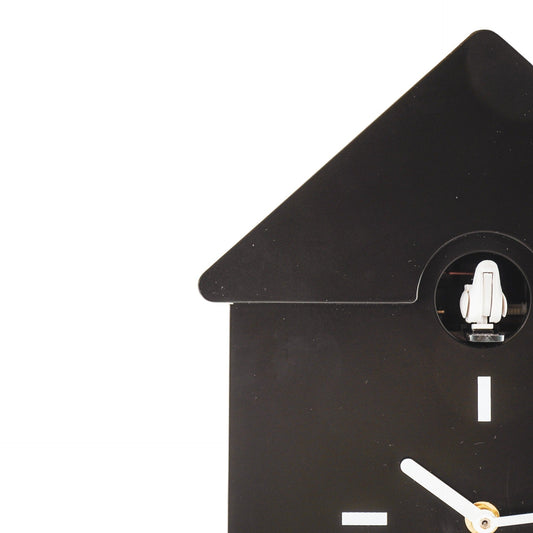 Clock - Wall Clock Cuckoo Clock - Black - 24x27x9cm