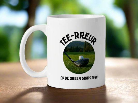 Mug - Tee-rreur on the green since 1990!