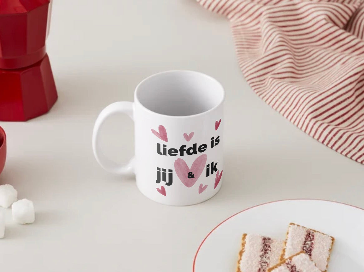 Liefde is jij en ik – mok