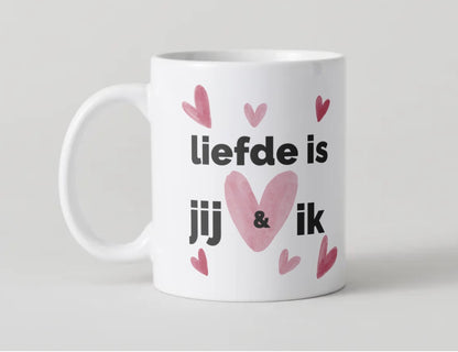 Liefde is jij en ik – mok