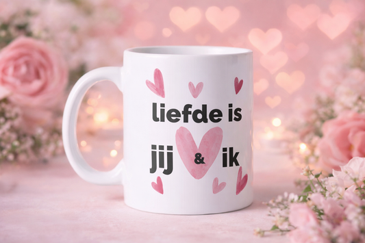 Liefde is jij en ik – mok