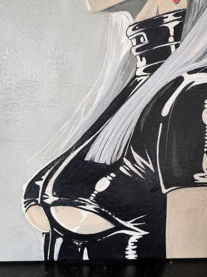 Frieren Fanart Acrylic Painting | 40x50 cm Canvas | Anime Fantasy Wall Art | Hand-Painted Original Artwork