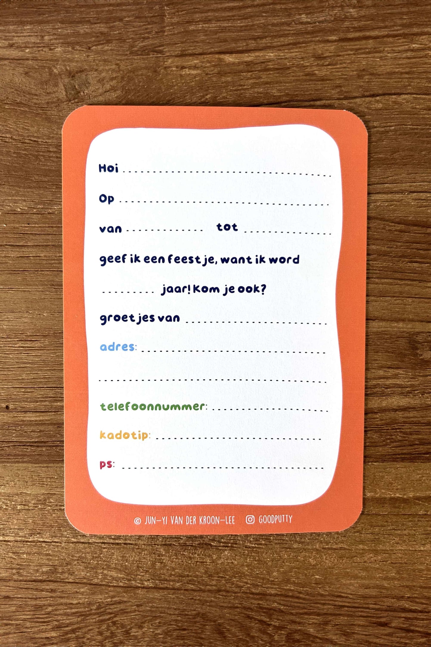 Birthday Invitations for Kids – Vehicles, Cars & Trucks (Set of 6)