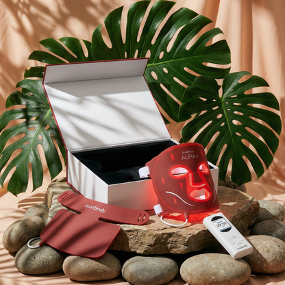 AURA+ Nuvibody® LED-Maske + Dekolleté-Set 