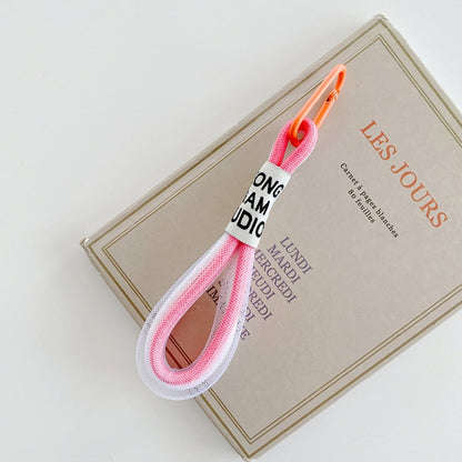 5er-Pack Handyhüllen mit fluoreszierendem Lanyard und Handgelenkschlaufe, Weiß/Blau, Schwarz/Weiß, Orange/Blau, Weiß/Rot, Orange/Gelb, Blau/Grün, Dunkelblau, Weiß/Lila