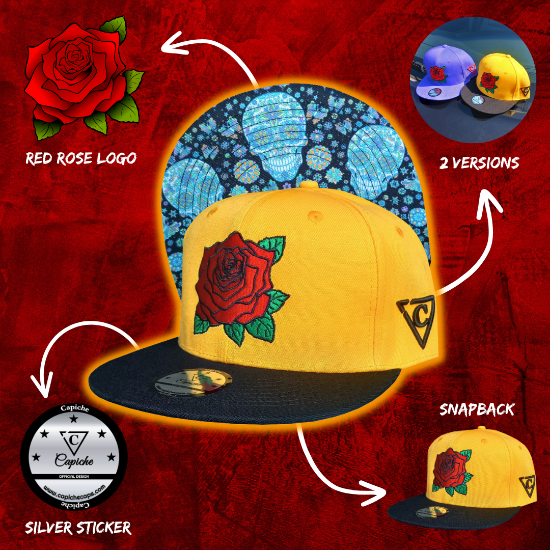 Day Of The Dead 2 Snapback - Yellow