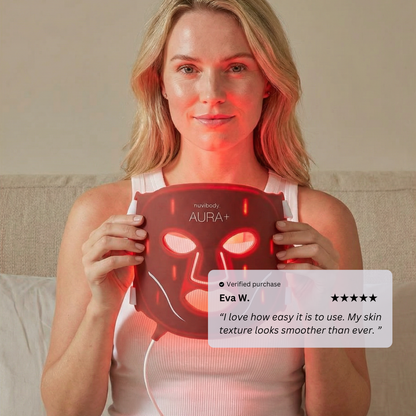 AURA+ Nuvibody® LED-Maske + Dekolleté-Set 