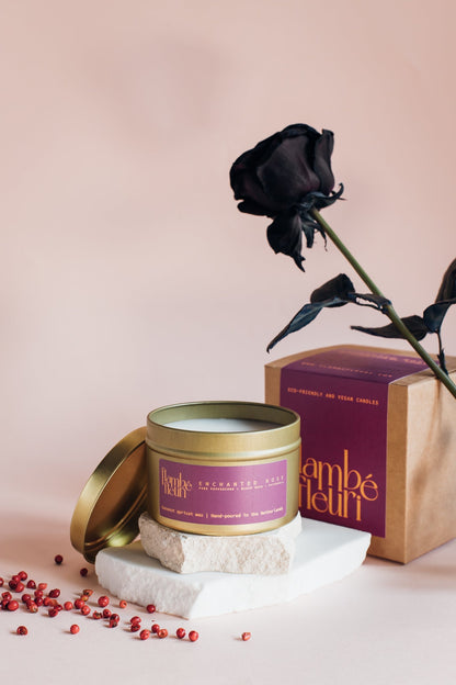 Enchanted Rose Candle
