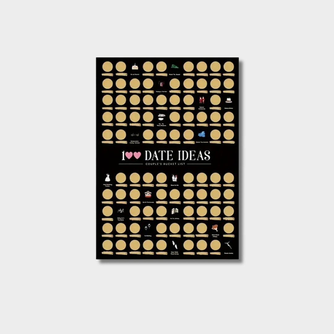 100 date ideeën krasposter - CooleCadeau