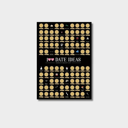 100 date ideeën krasposter - CooleCadeau