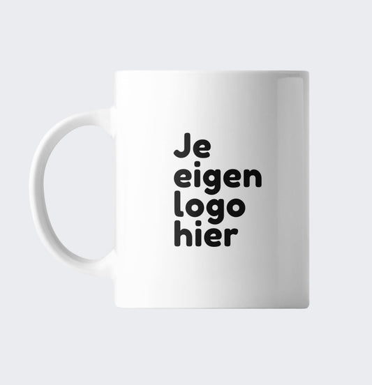 Eigen logo Mok - CooleCadeau