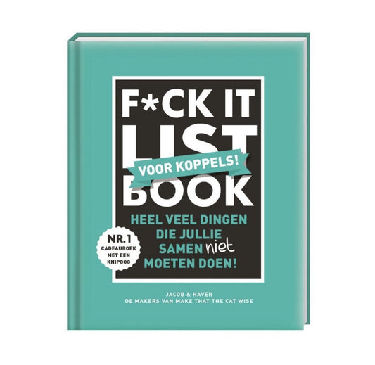 F*CK it list book voor koppels - CooleCadeau