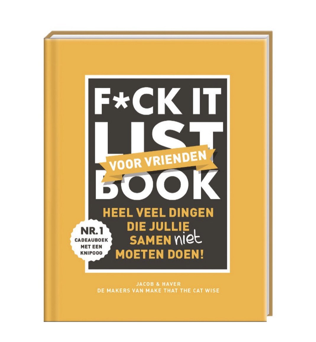 F*CK it list book voor vrienden - CooleCadeau