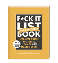 Load image into Gallery viewer, F*CK it list book voor vrienden - CooleCadeau

