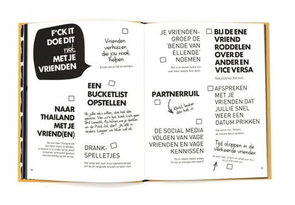 F*CK it list book voor vrienden - CooleCadeau