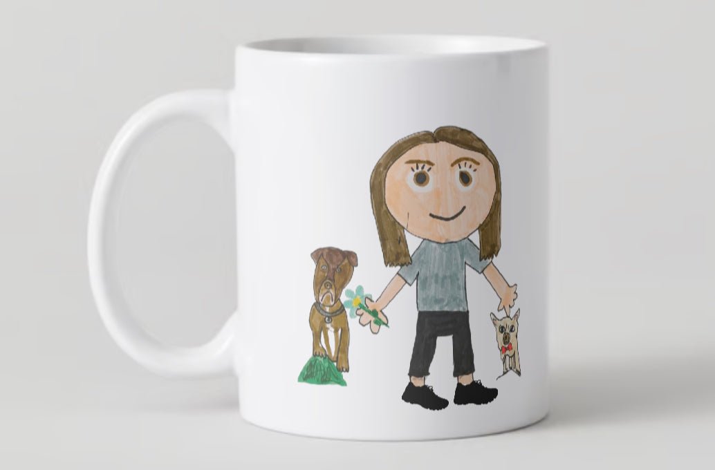 Gepersonaliseerde mok met tekening - CooleCadeau