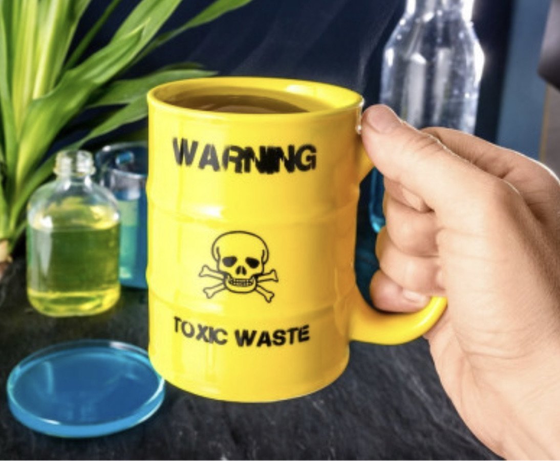 Giftig afval mok - CooleCadeau