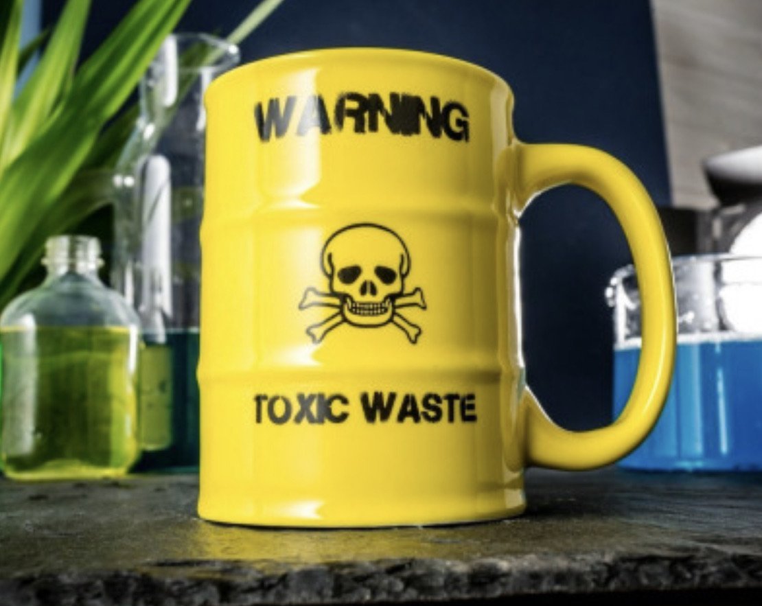 Giftig afval mok - CooleCadeau