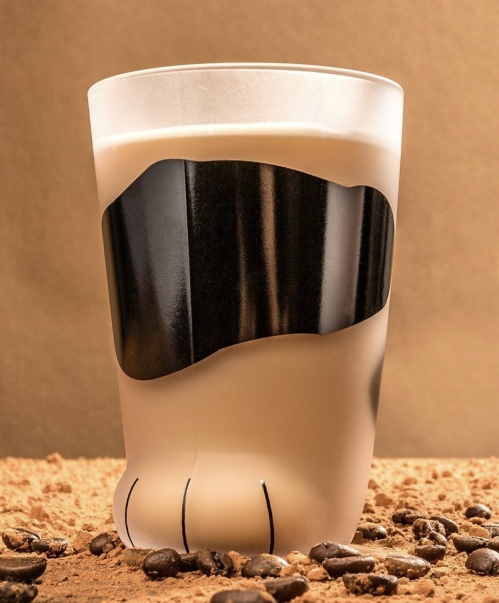 Glas in de vorm van een kattenpoot - CooleCadeau