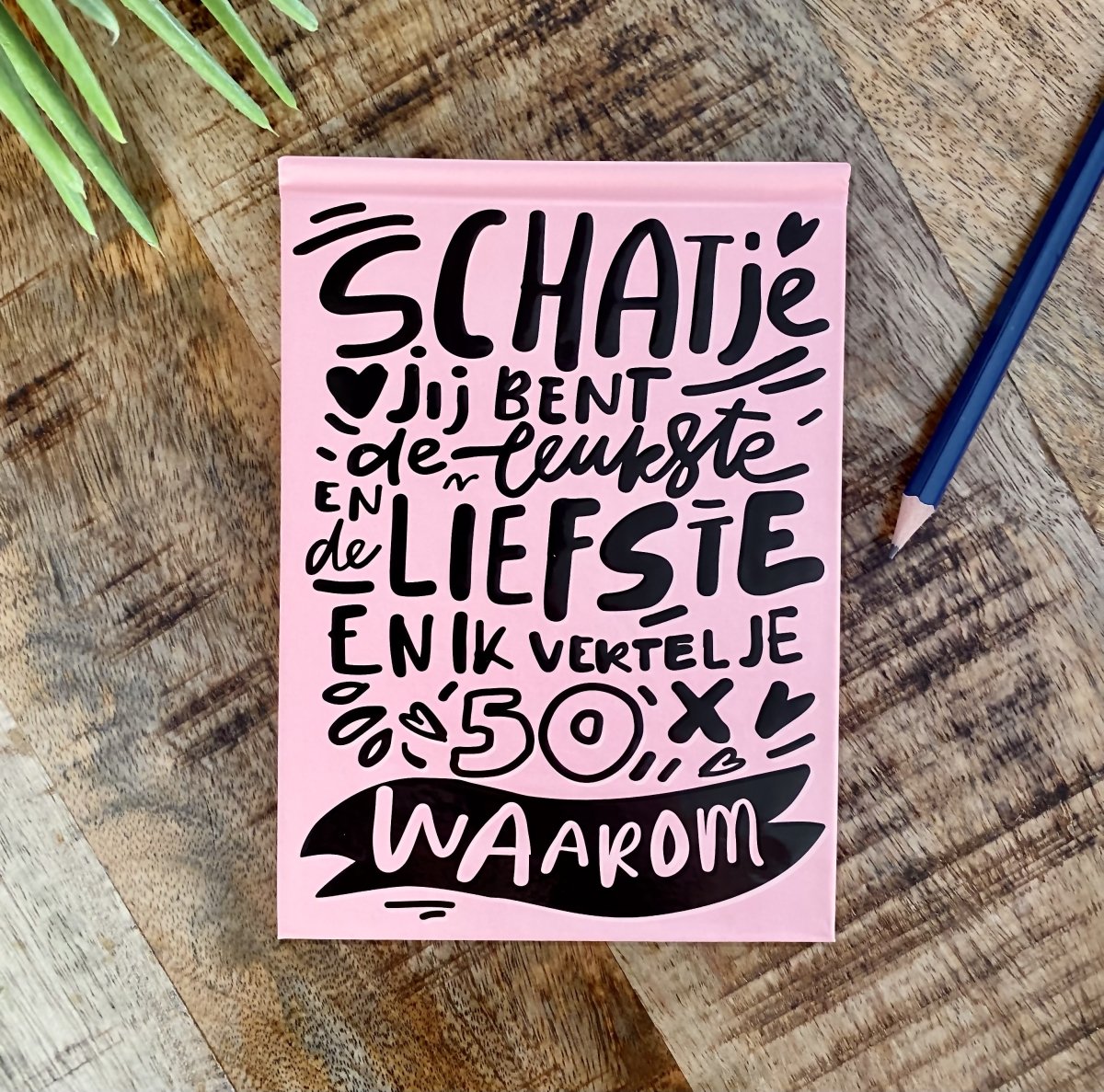 I love you - Invulboek Schatje - CooleCadeau