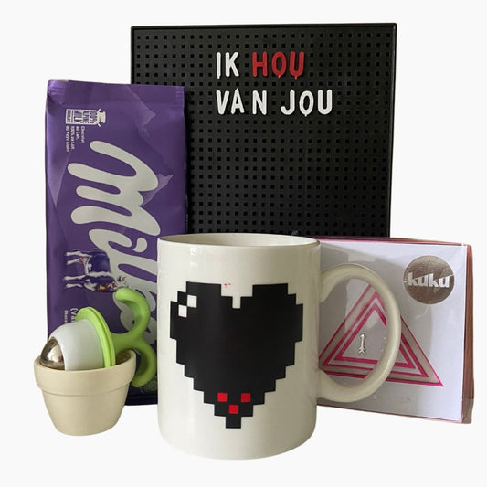 Ik hou van jou cadeaupakket - voor haar - CooleCadeau