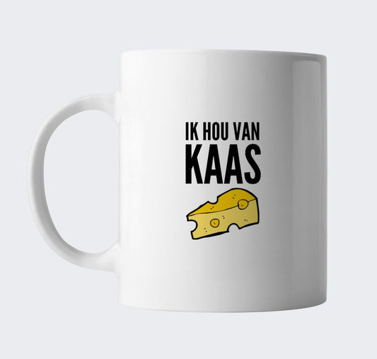 Ik hou van kaas Mok - CooleCadeau