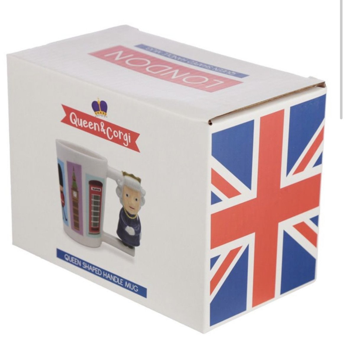 Keramische mok in de vorm van een koningin - CooleCadeau