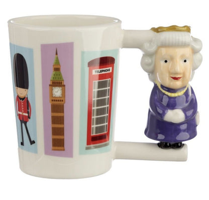 Keramische mok in de vorm van een koningin - CooleCadeau