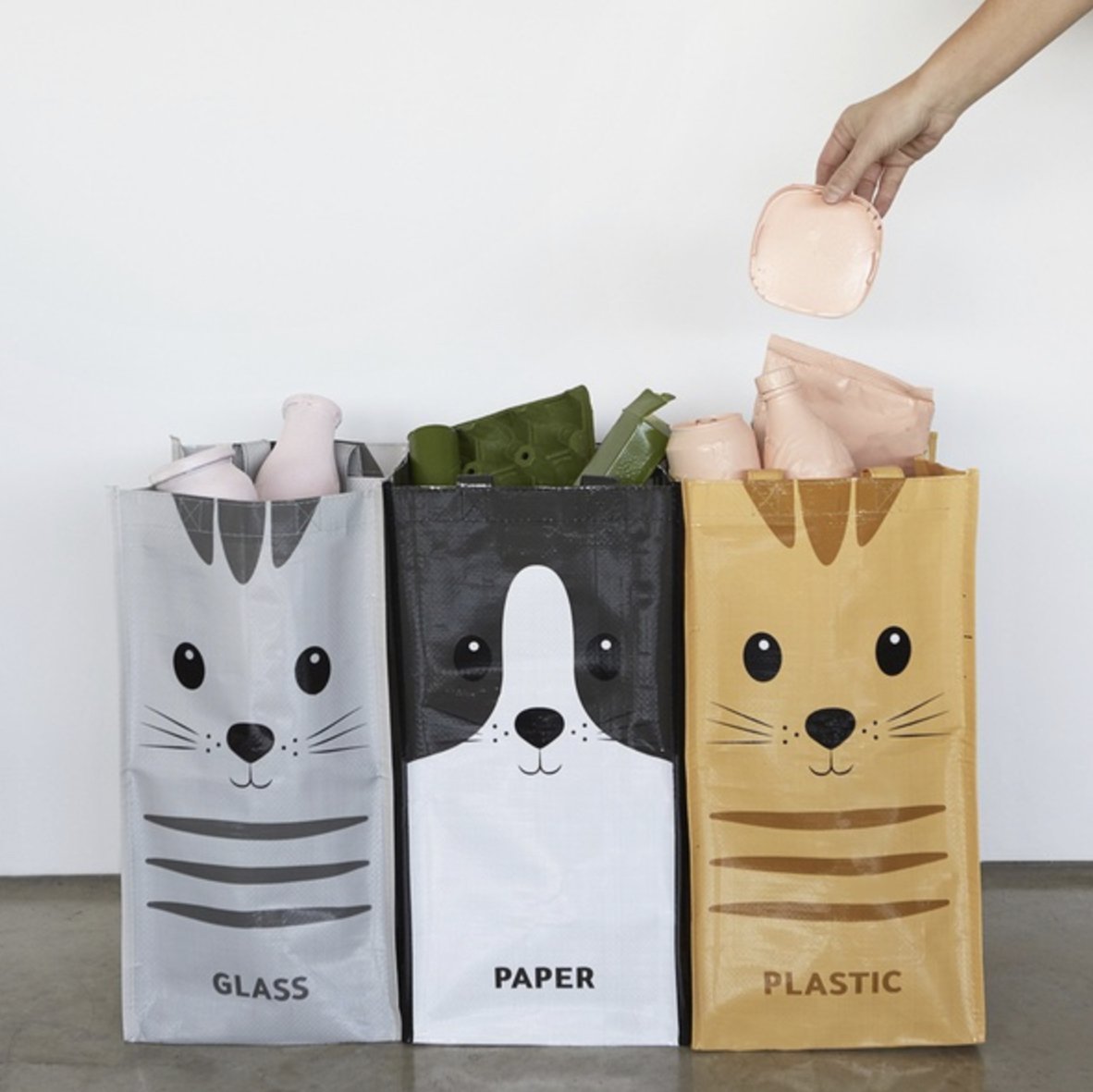 Meow Recyclingtassenset - CooleCadeau